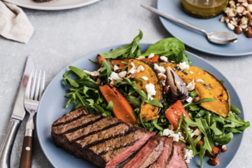 Porterhouse Steak & Roast Vegetable Salad